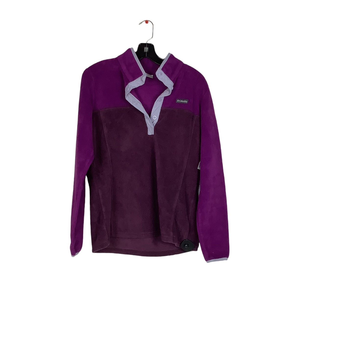 Jacket Fleece By Columbia In Purple, Size: L