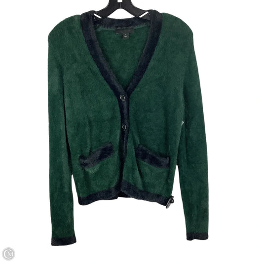 Sweater Cardigan By Ann Taylor In Green, Size: S