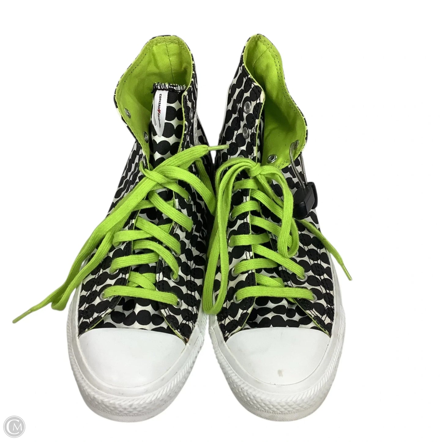 Shoes Sneakers By Converse In Polkadot Pattern, Size: 10