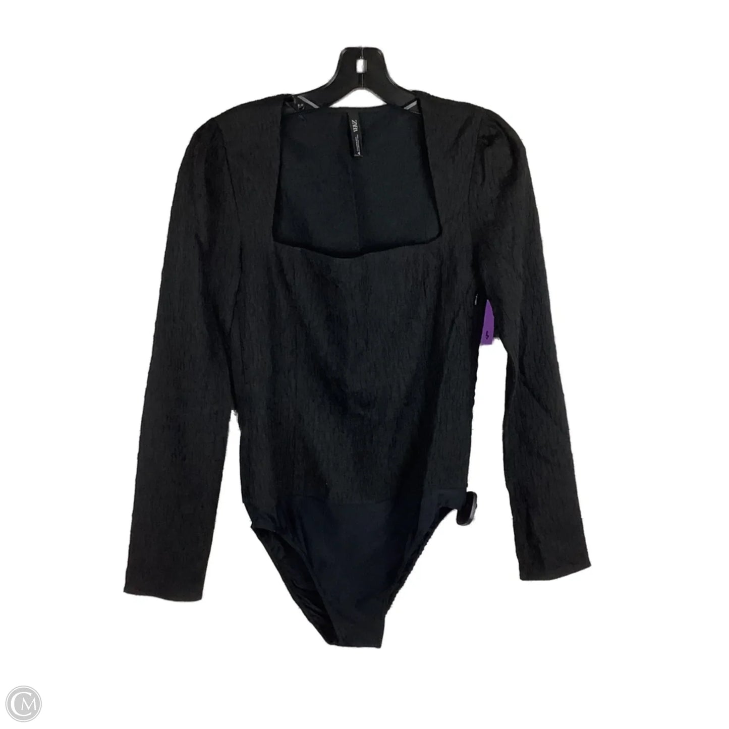 Bodysuit By Zara In Black, Size: L