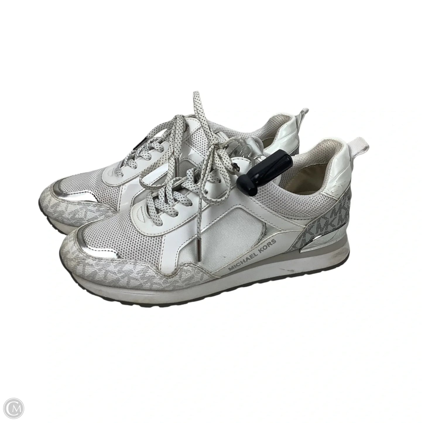 Shoes Designer By Michael Kors In White, Size: 8.5
