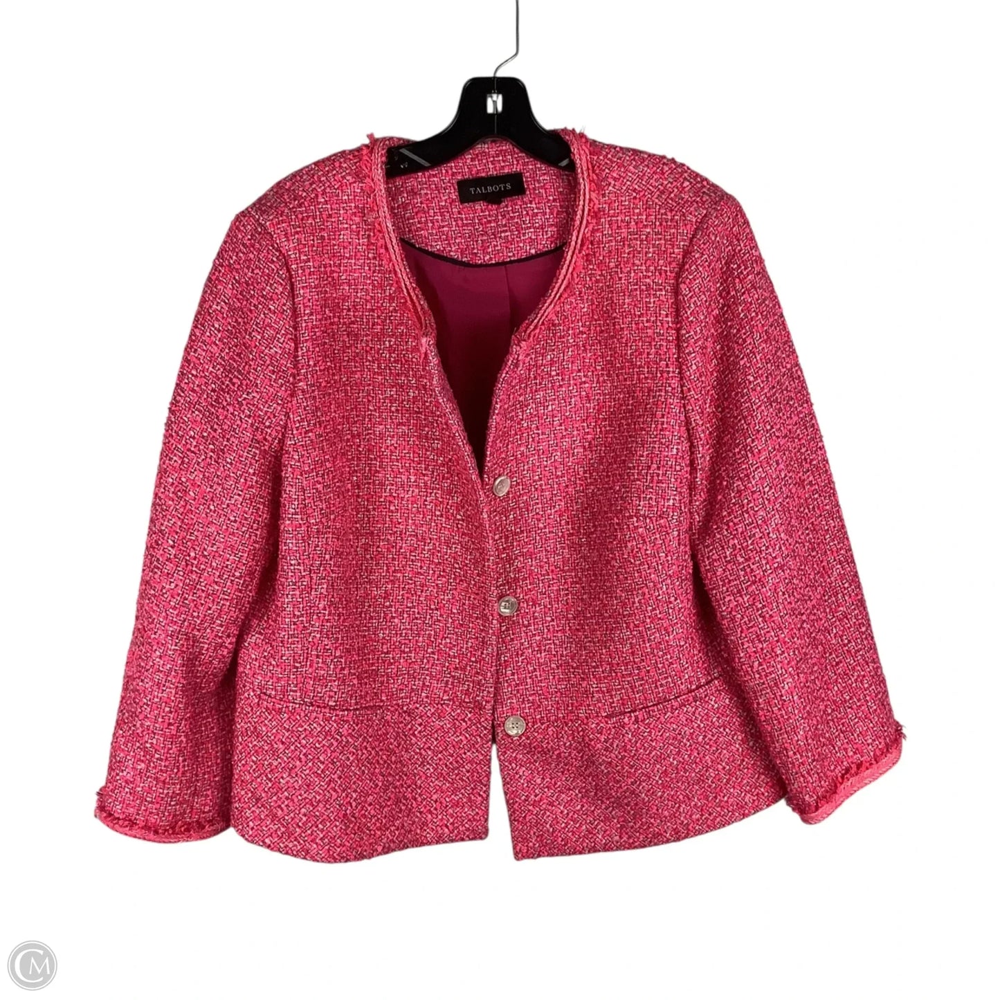 Blazer By Talbots In Pink, Size: 16