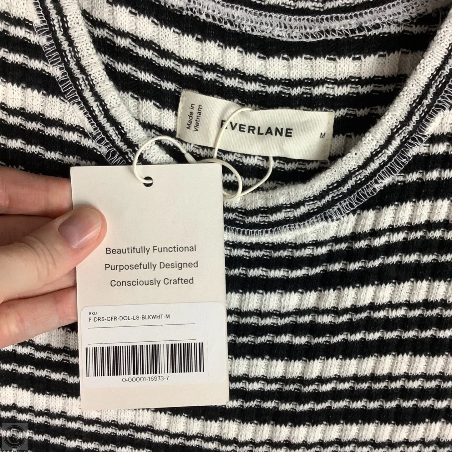 Dress Casual Maxi By Everlane In Striped Pattern, Size: M