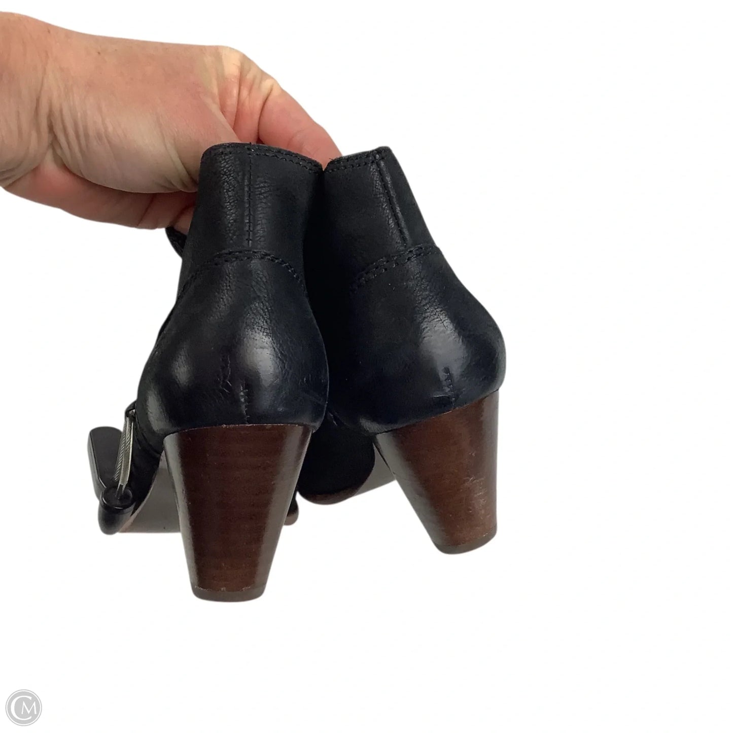 Boots Designer By Frye In Black, Size: 6.5