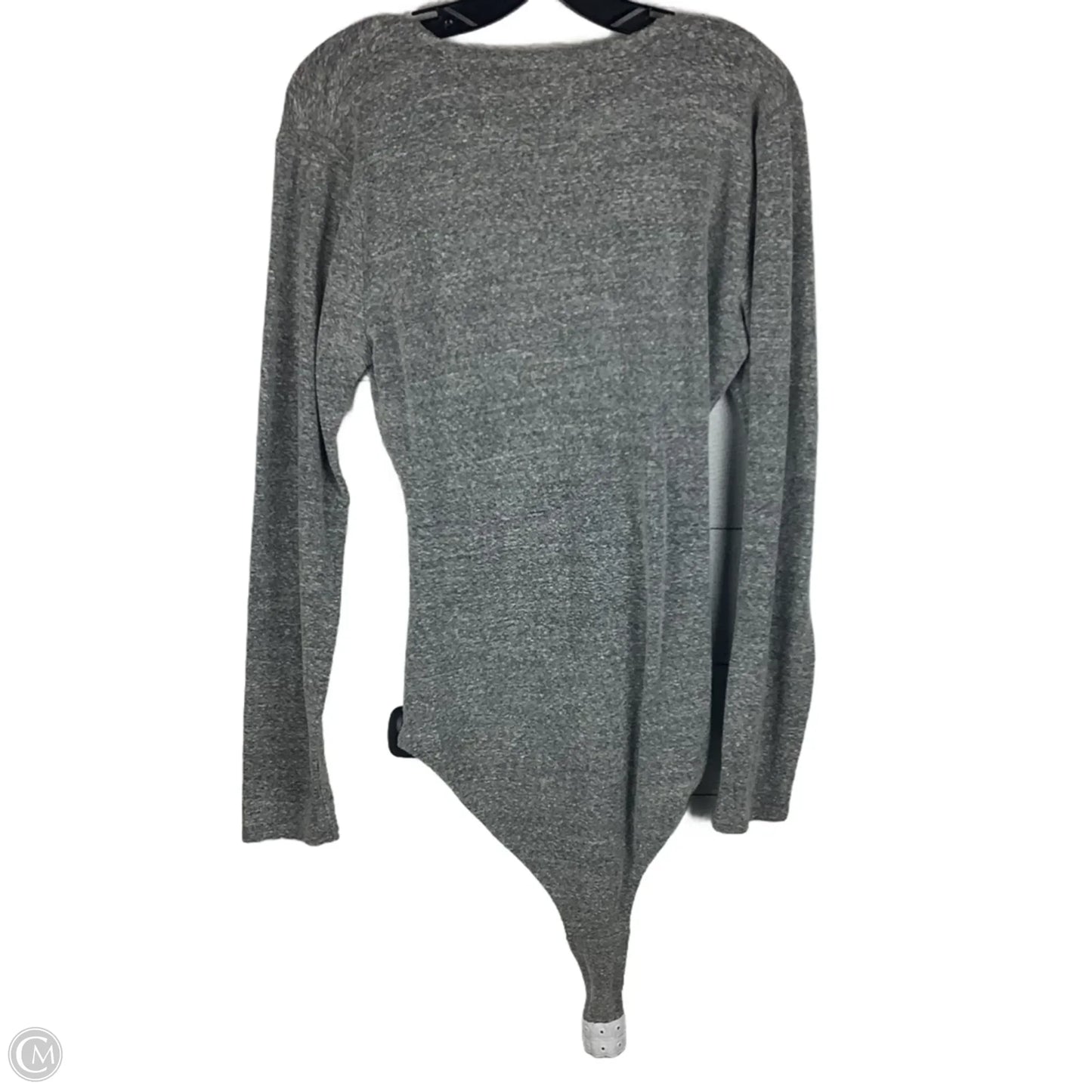 Top Long Sleeve By Madewell In Grey, Size: Xl
