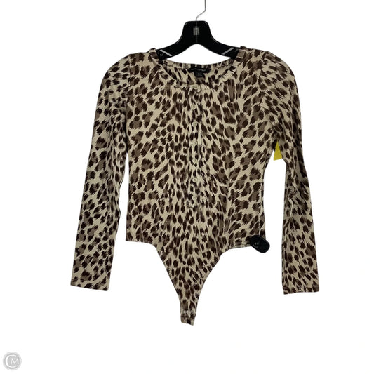 Bodysuit By Banana Republic In Animal Print, Size: Xs
