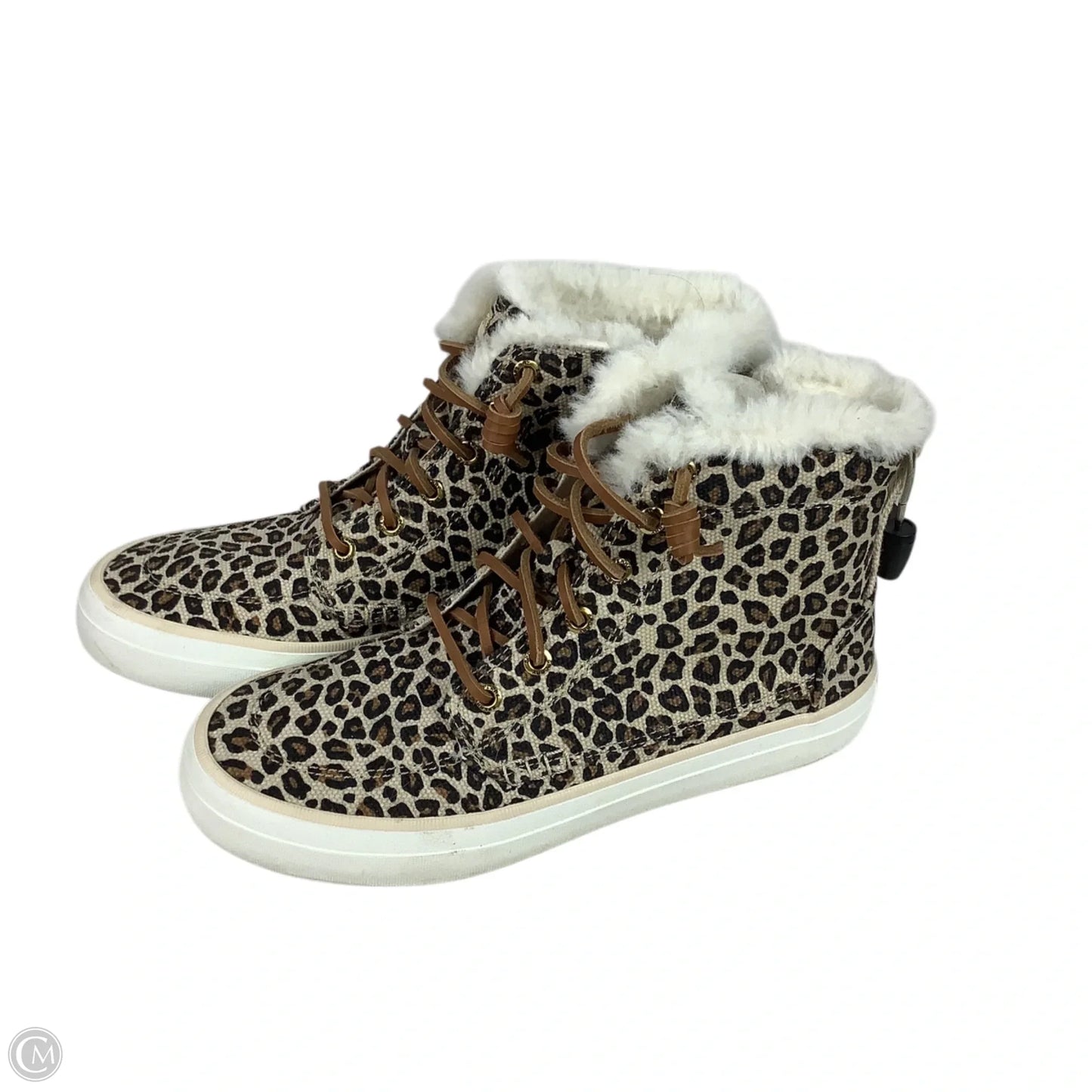 Boots Ankle Flats By Sperry In Animal Print, Size: 6