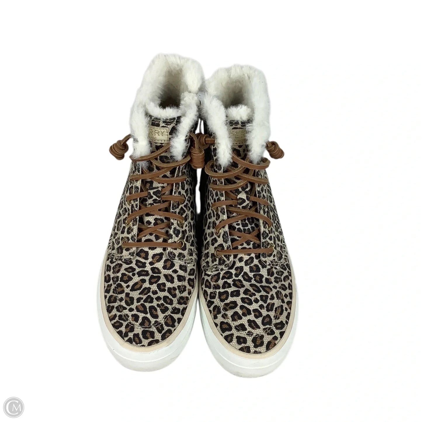 Boots Ankle Flats By Sperry In Animal Print, Size: 6