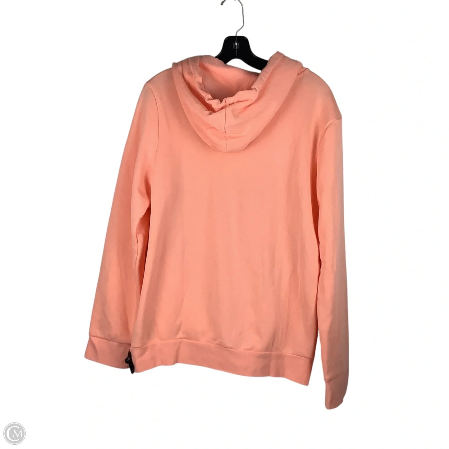 Athletic Sweatshirt Hoodie By Adidas In Pink, Size: Xl