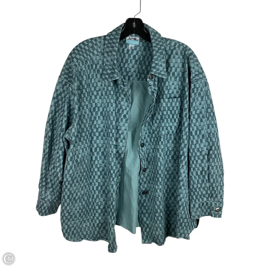 Jacket Denim By Future Collective In Blue Denim, Size: Xl