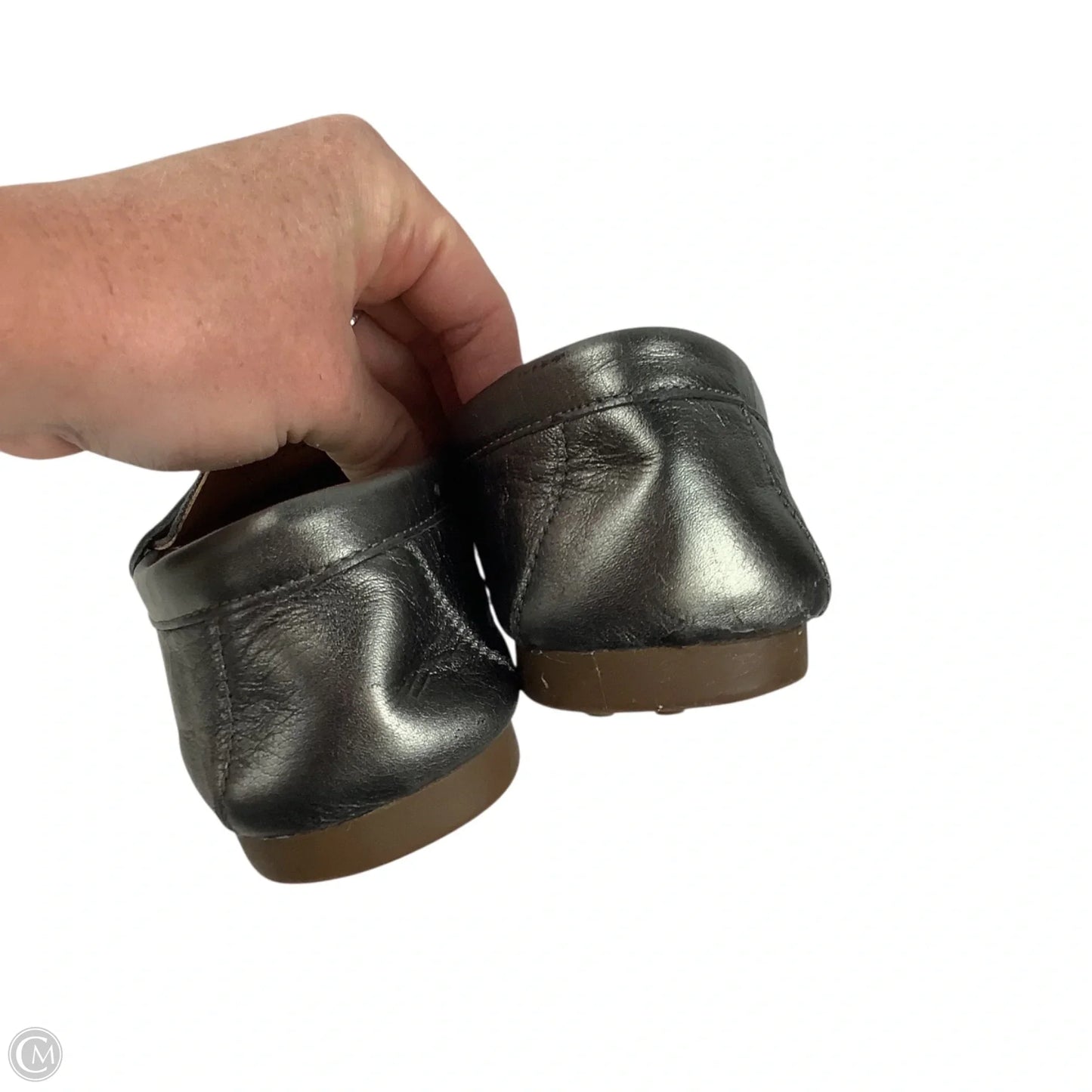 Shoes Designer By Coach In Silver, Size: 7.5