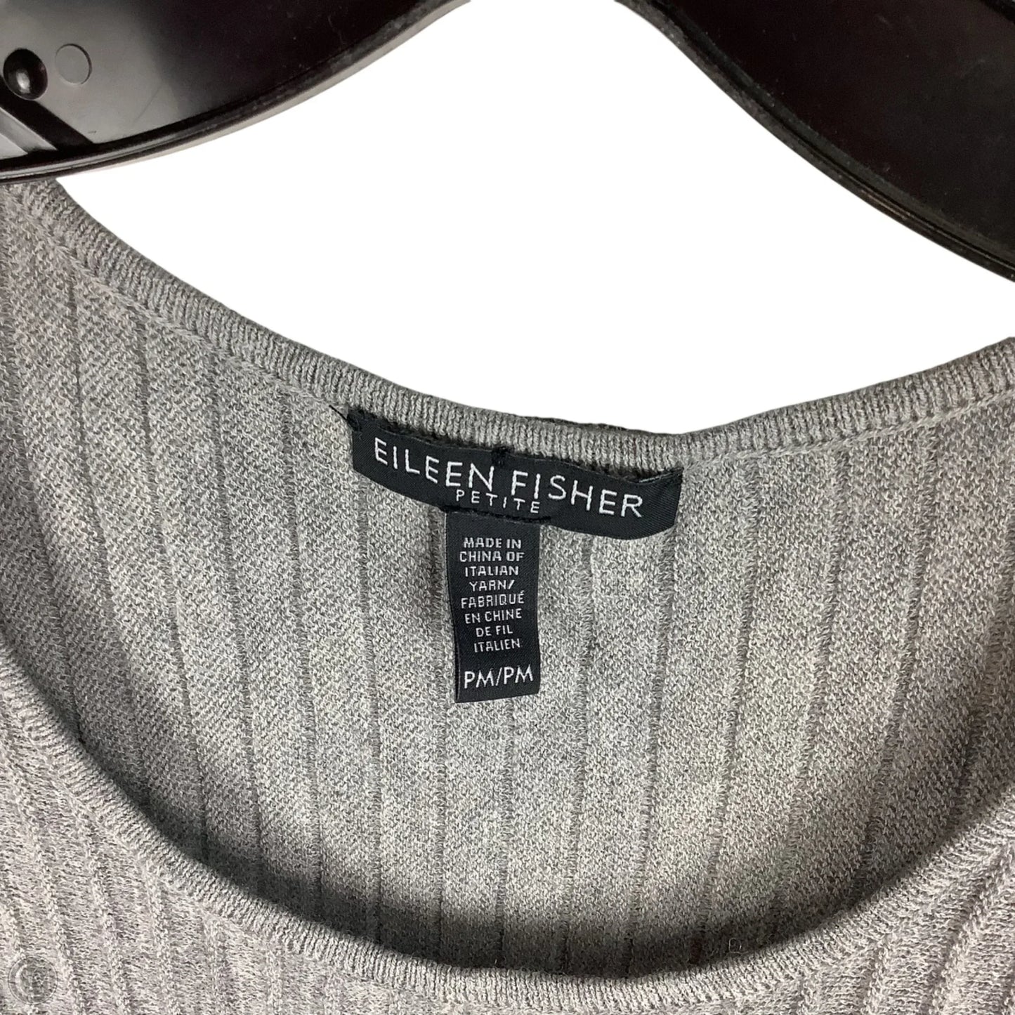 Dress Casual Midi By Eileen Fisher In Grey, Size: M Petite