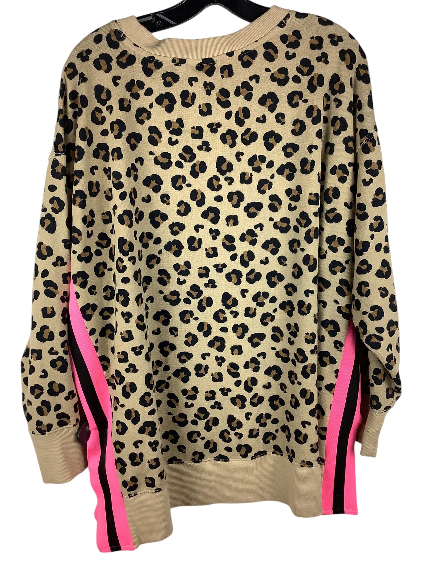 Top Long Sleeve By Crown And Ivy In Animal Print, Size: 1x