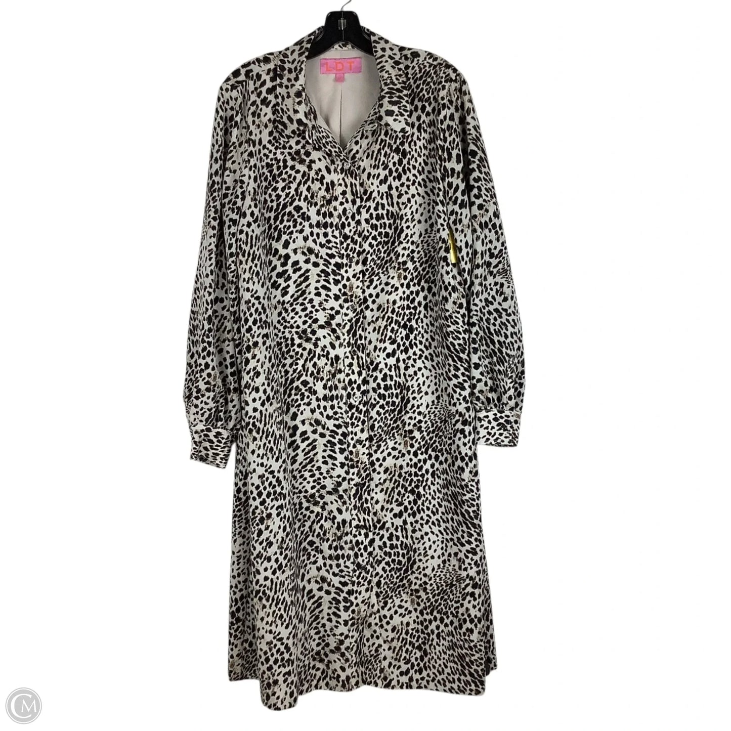 Dress Casual Maxi By Cmc In Animal Print, Size: 12