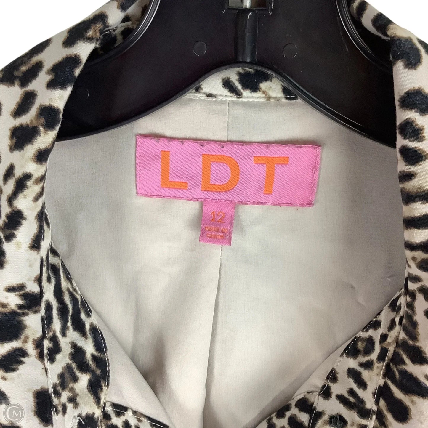 Dress Casual Maxi By Cmc In Animal Print, Size: 12