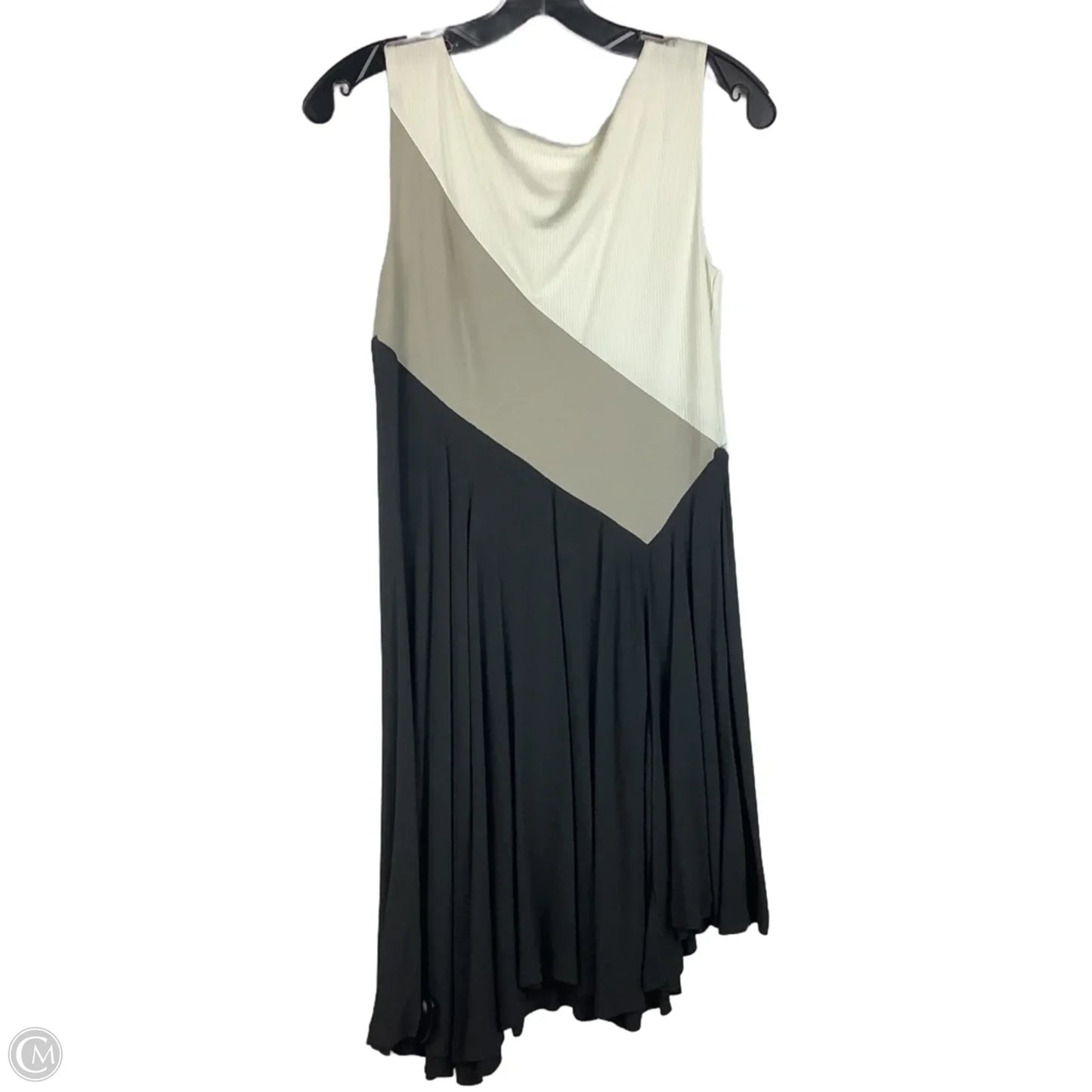 Dress Casual Short By Maeve In Grey & White, Size: Xs