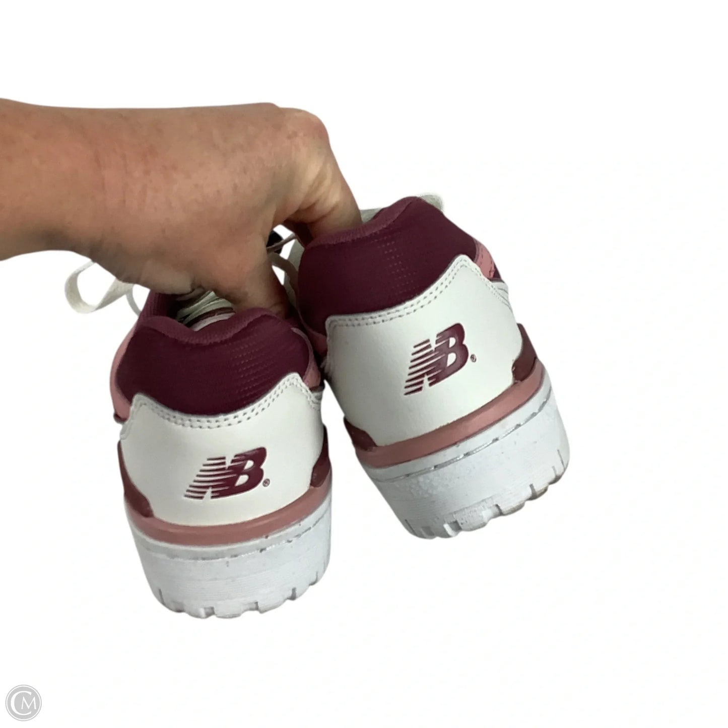 Shoes Sneakers By New Balance In Pink & White, Size: 9.5