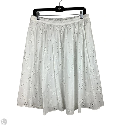Skirt Midi By J. Crew In White, Size: M