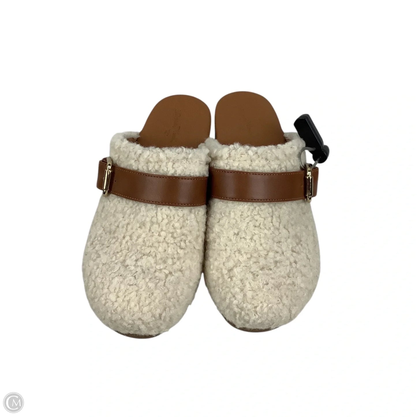 Shoes Heels Block By Universal Thread In Cream, Size: 6.5