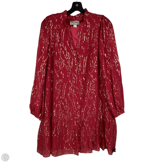 Dress Designer By Lilly Pulitzer In Red, Size: 8