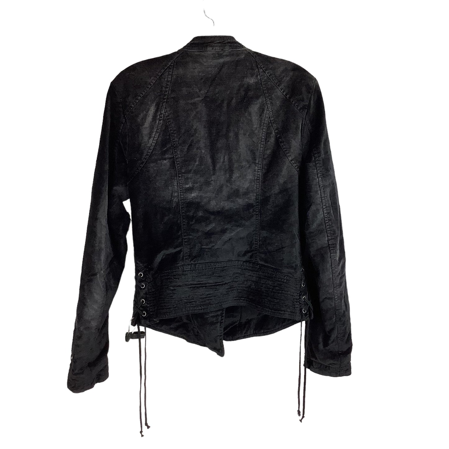 Jacket Moto By Free People In Black, Size: M