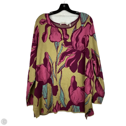 Sweater By Soft Surroundings In Purple, Size: 2x