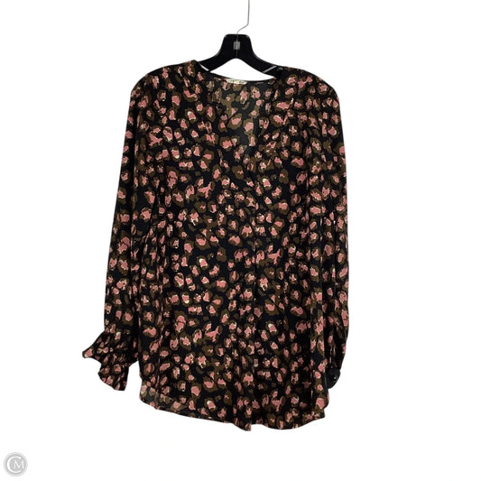 Top Long Sleeve By Jodifl In Pink, Size: M