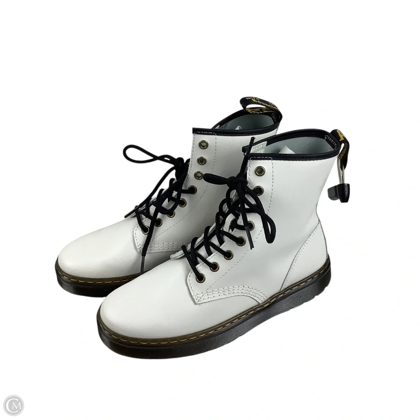 Boots Ankle Flats By Dr Martens In White, Size: 8