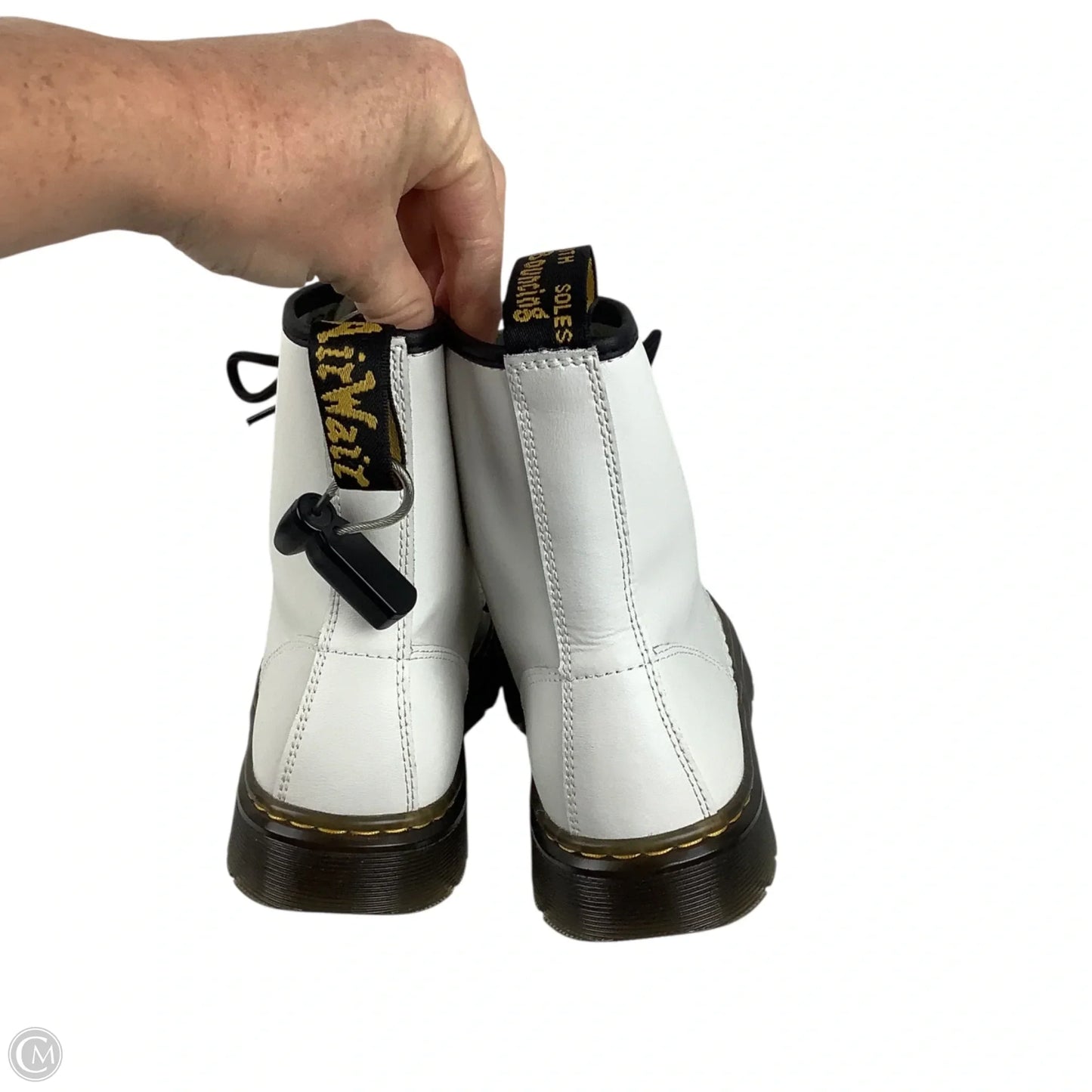 Boots Ankle Flats By Dr Martens In White, Size: 8