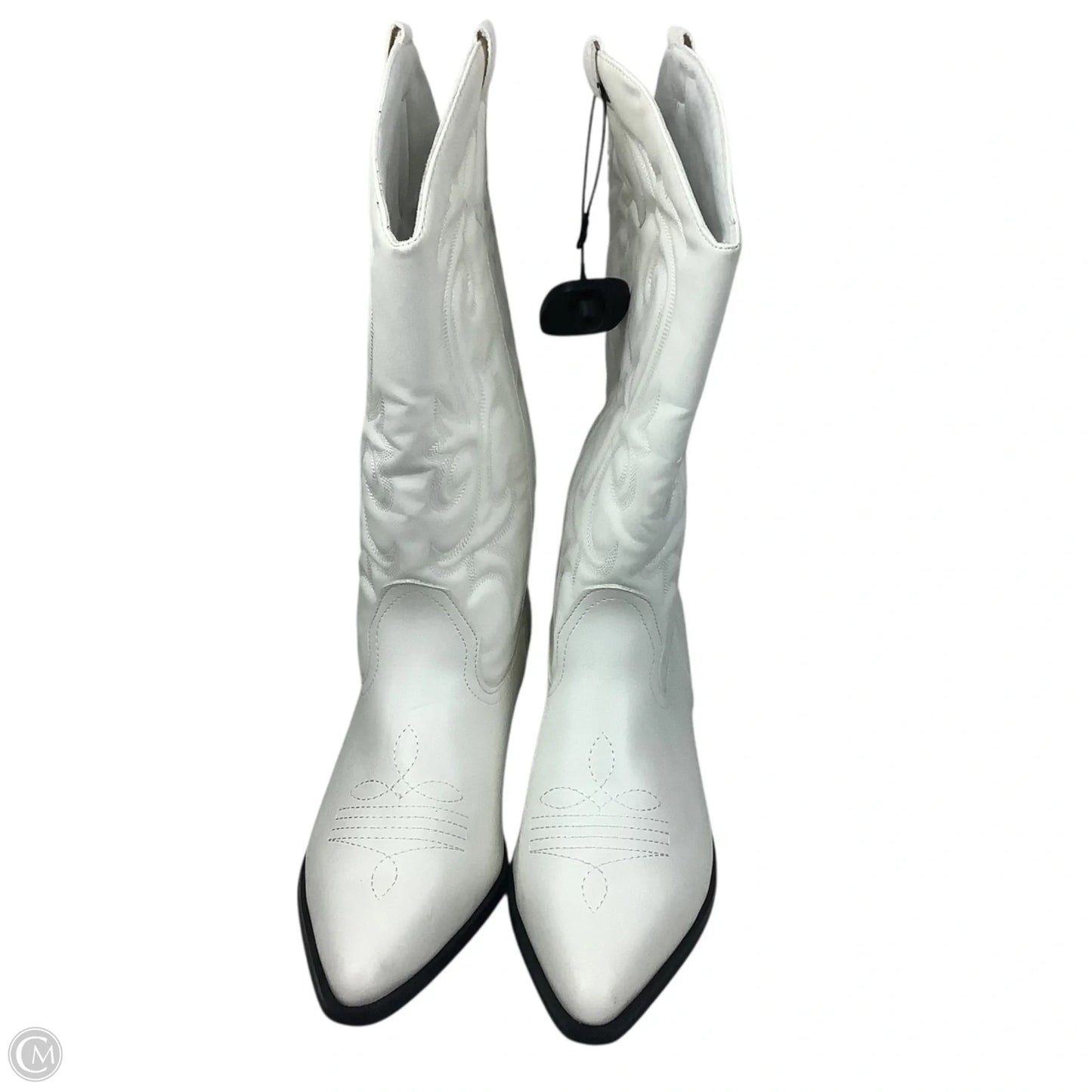 Boots Western By Clothes Mentor In White, Size: 10