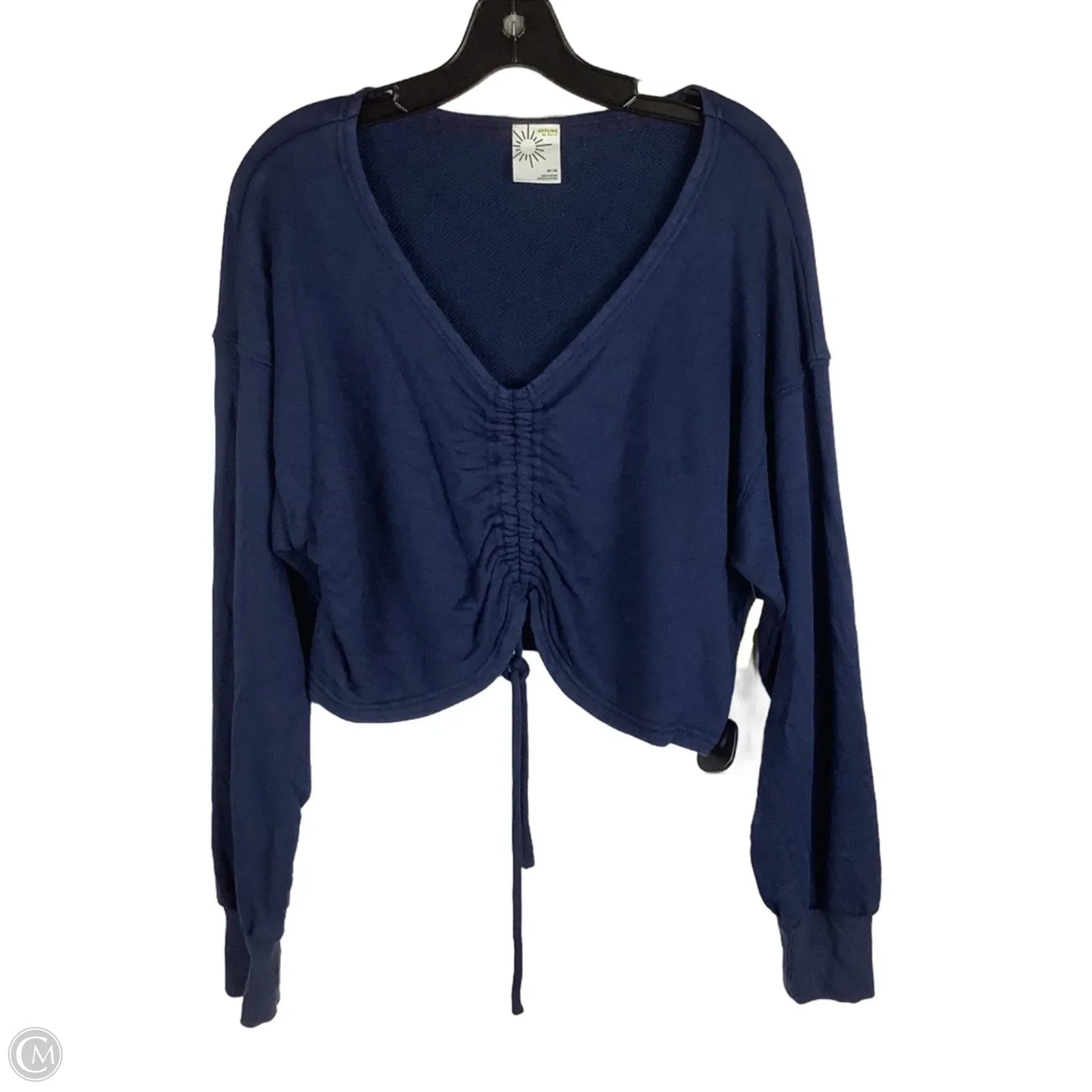 Top Long Sleeve By Aerie In Navy, Size: M