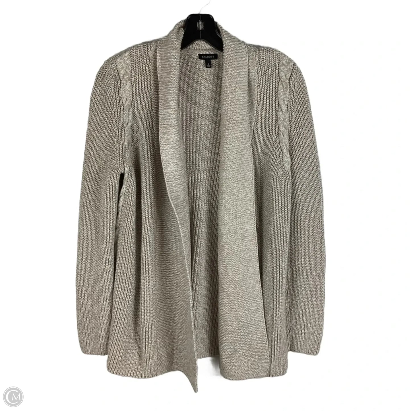 Sweater Cardigan By Talbots In Cream, Size: S