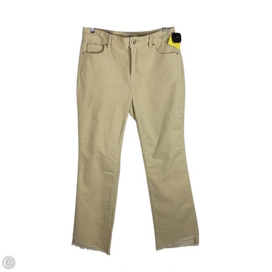 Pants Corduroy By Charlie B In Cream, Size: 10