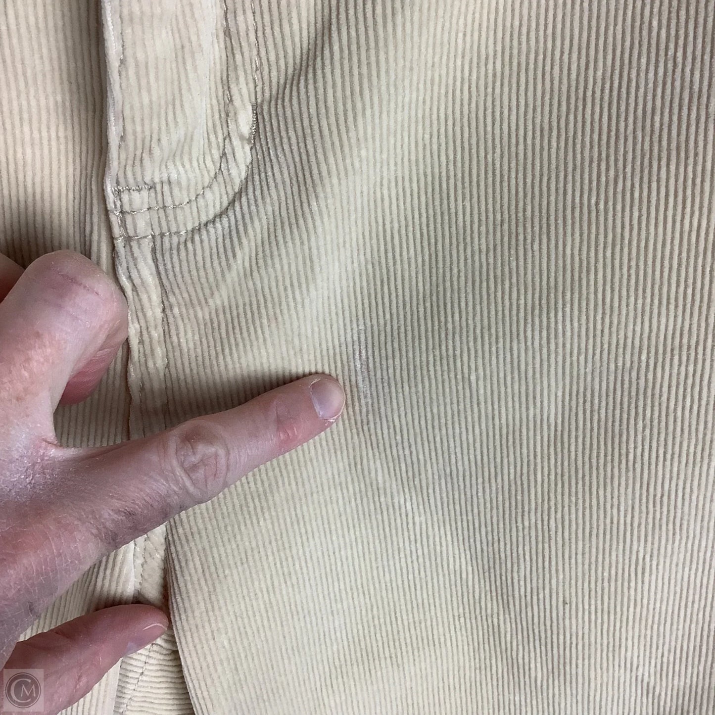 Pants Corduroy By Charlie B In Cream, Size: 10