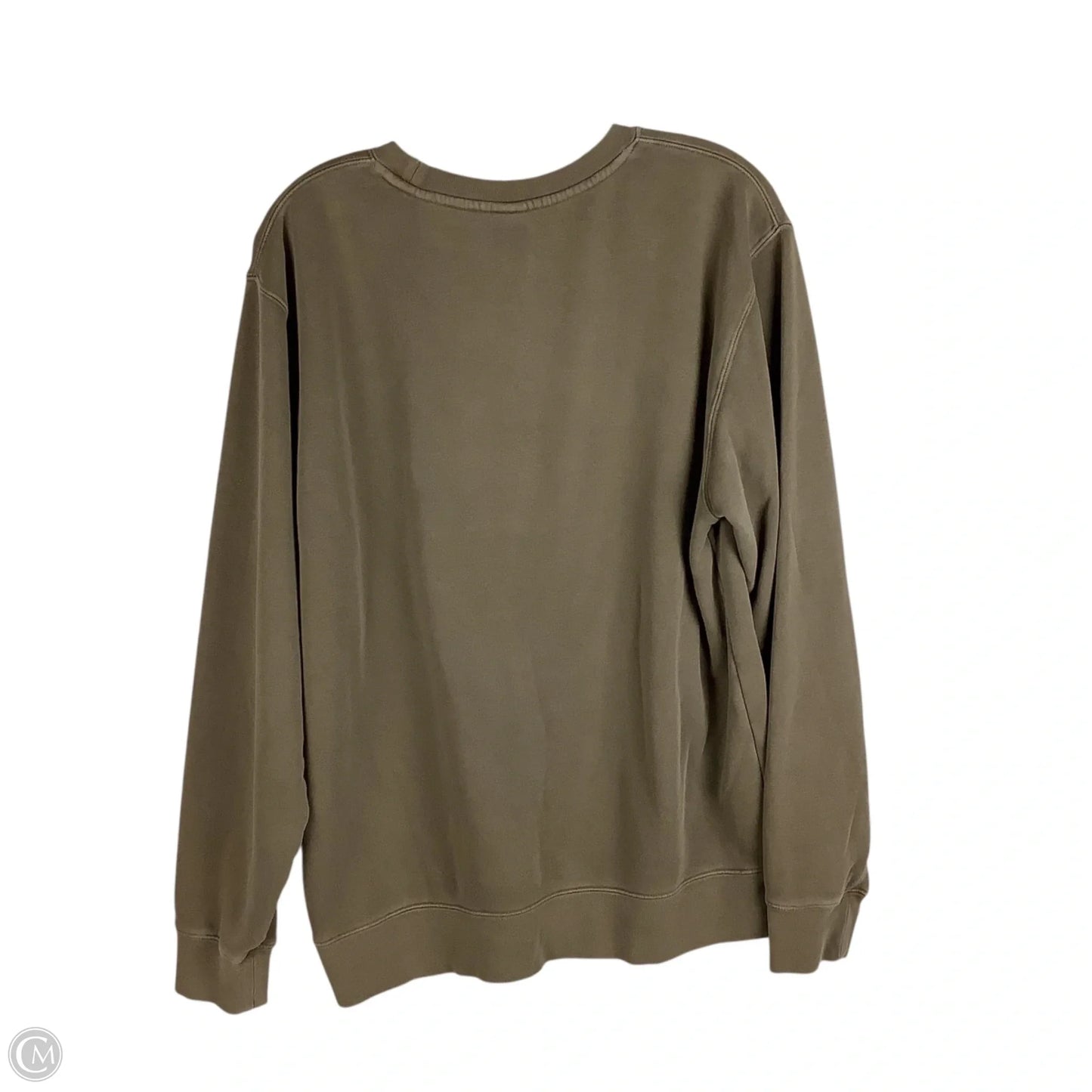Sweatshirt Crewneck By Clothes Mentor In Brown, Size: M