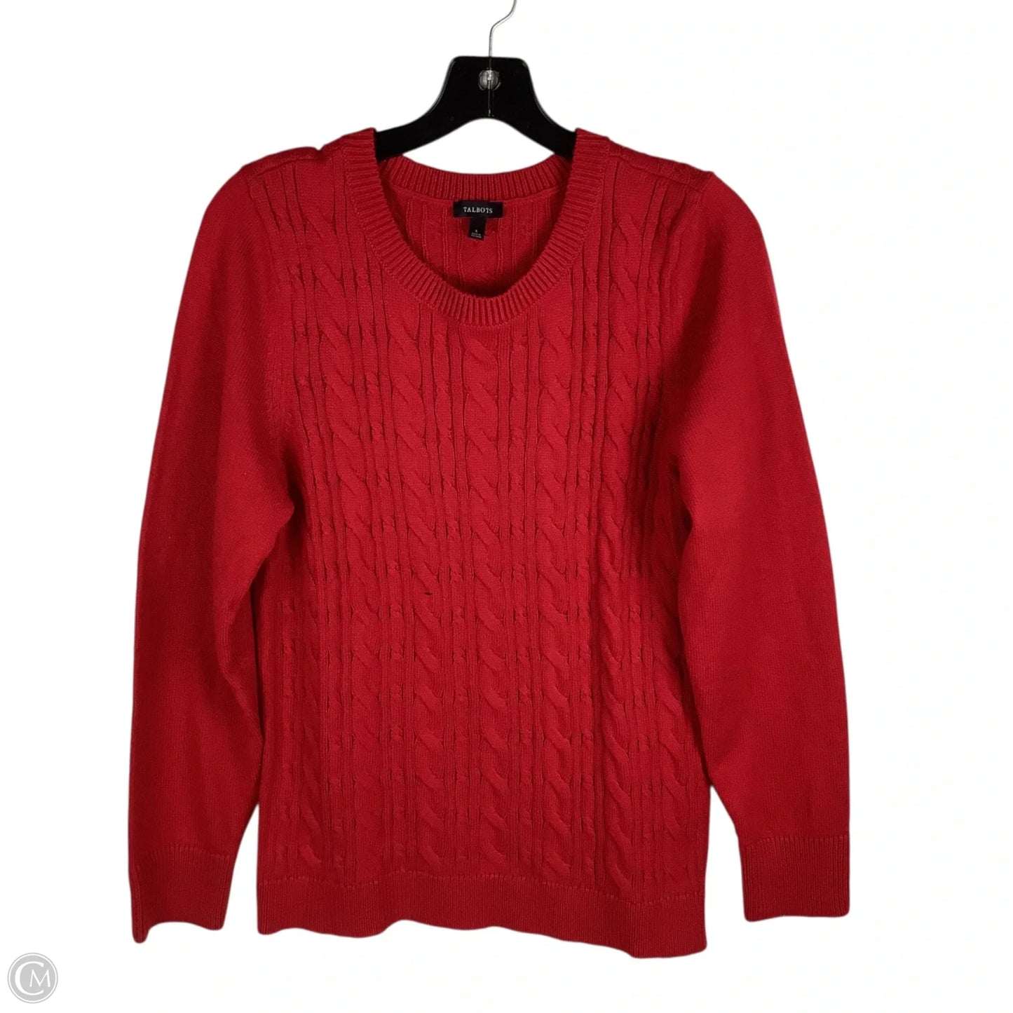 Sweater By Talbots In Red, Size: L