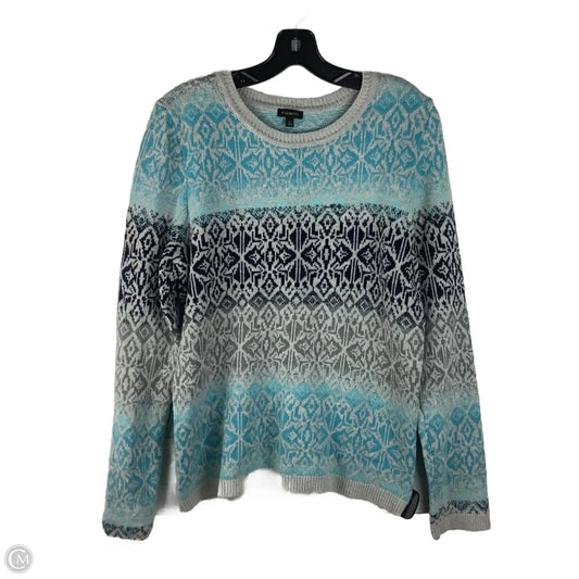 Sweater By Talbots In Blue, Size: L