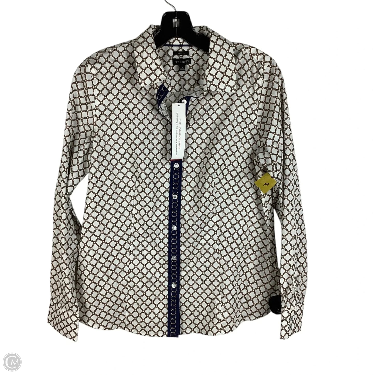 Top Long Sleeve By Talbots In Brown, Size: 4