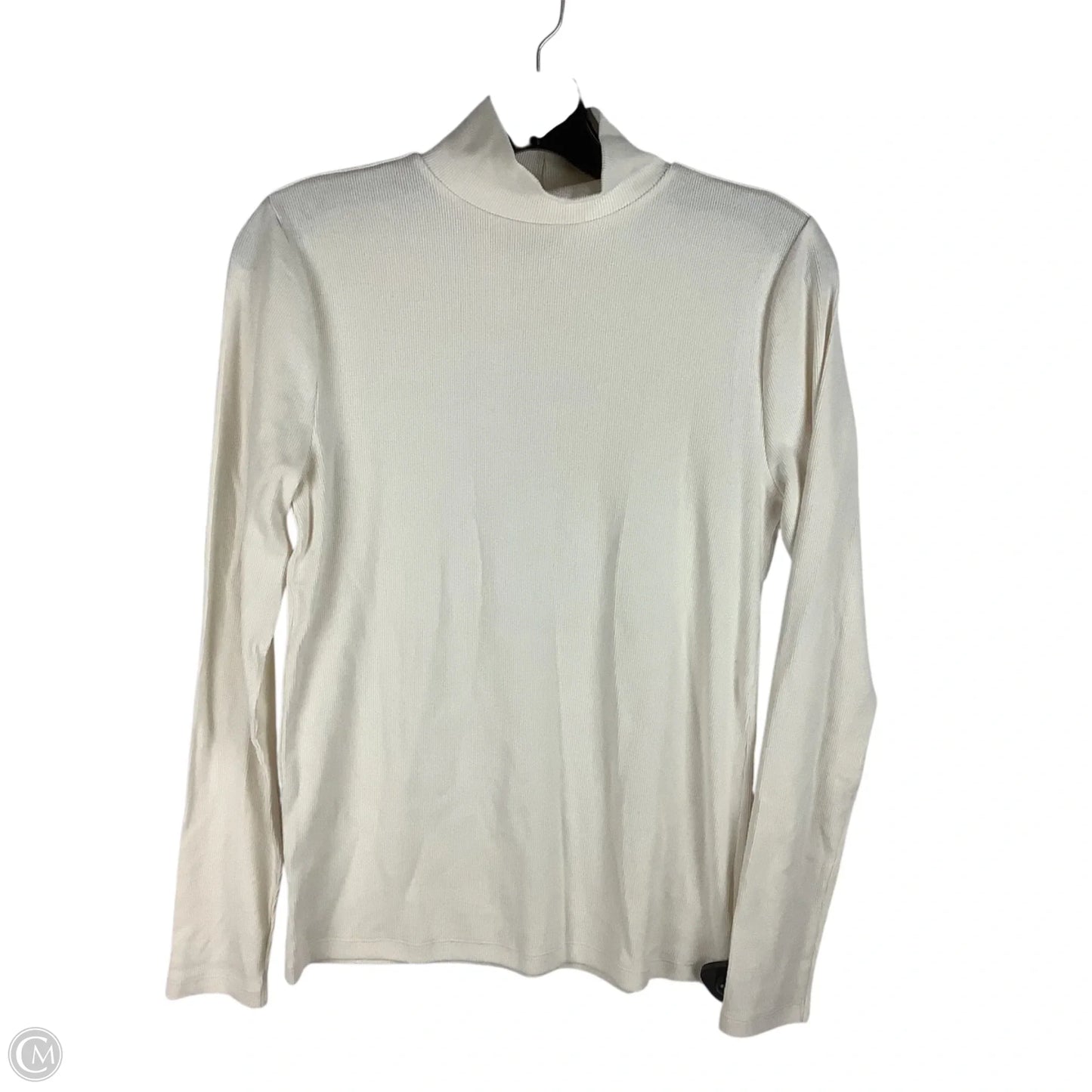 Top Long Sleeve By Loft In Cream, Size: M