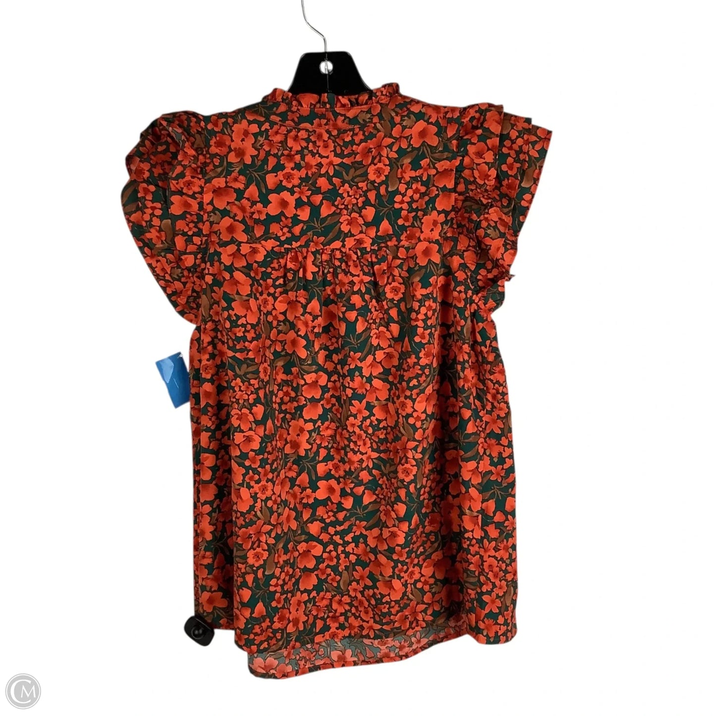 Top Short Sleeve By Entro In Orange, Size: S