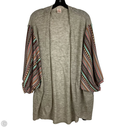 Cardigan By Flying Tomato In Brown, Size: M/L
