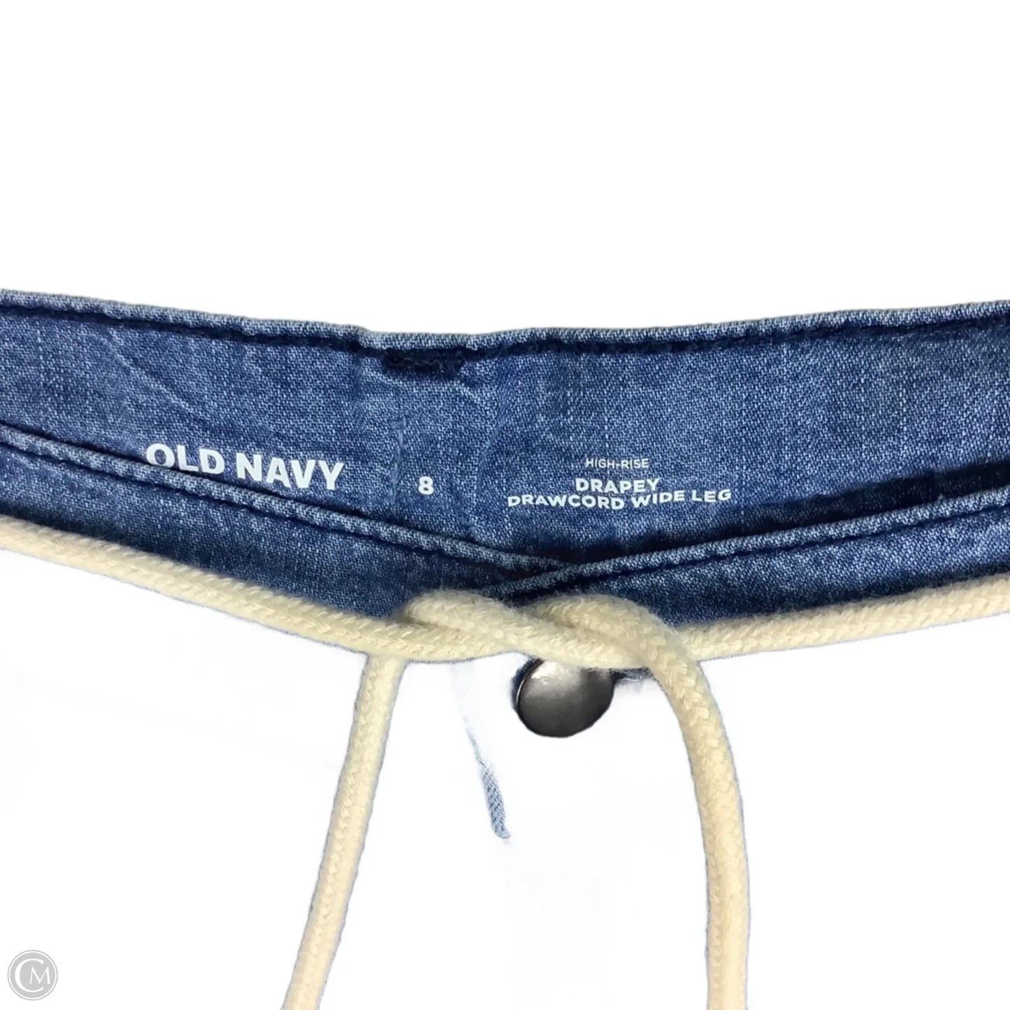 Jeans Wide Leg By Old Navy In Blue Denim, Size: 8