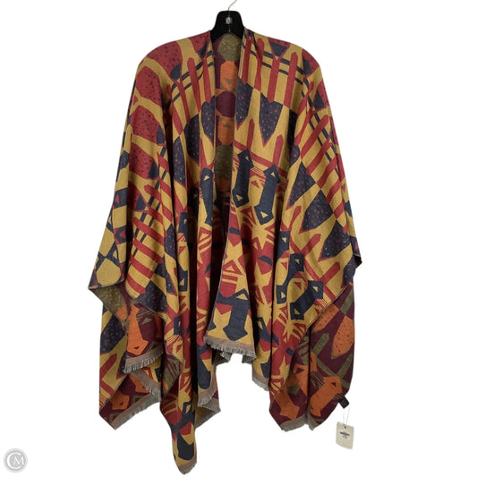 Shawl By Clothes Mentor In Multi-colored, Size: Osfm