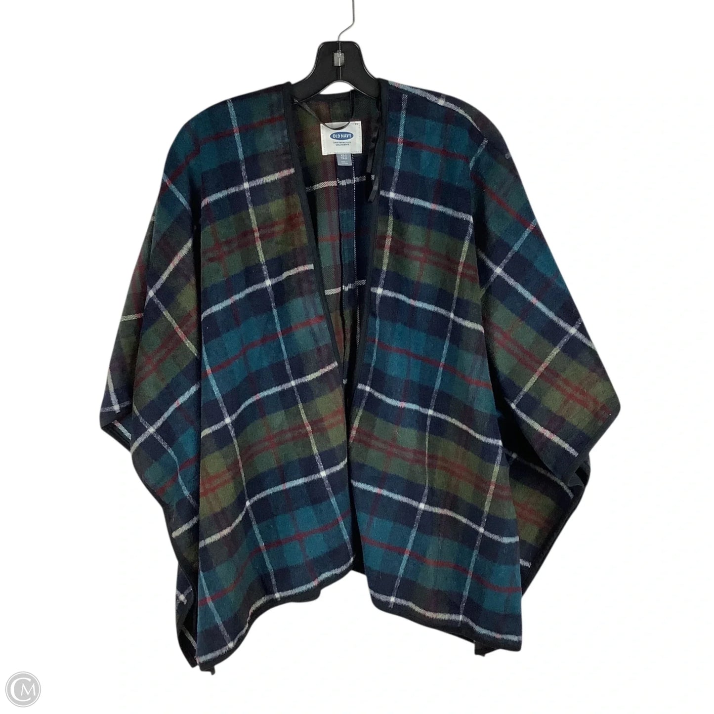 Shawl By Old Navy In Plaid Pattern, Size: Xs/S