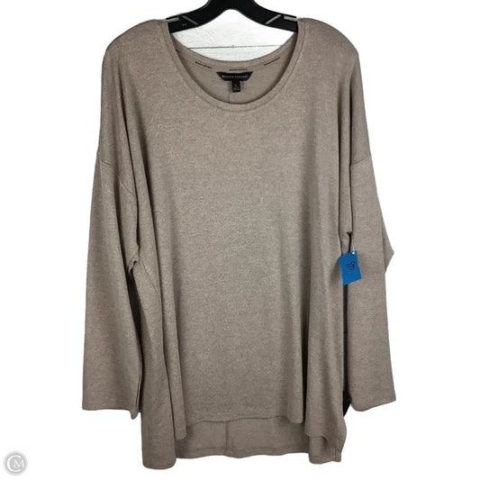 Top Long Sleeve By Banana Republic In Brown, Size: Small