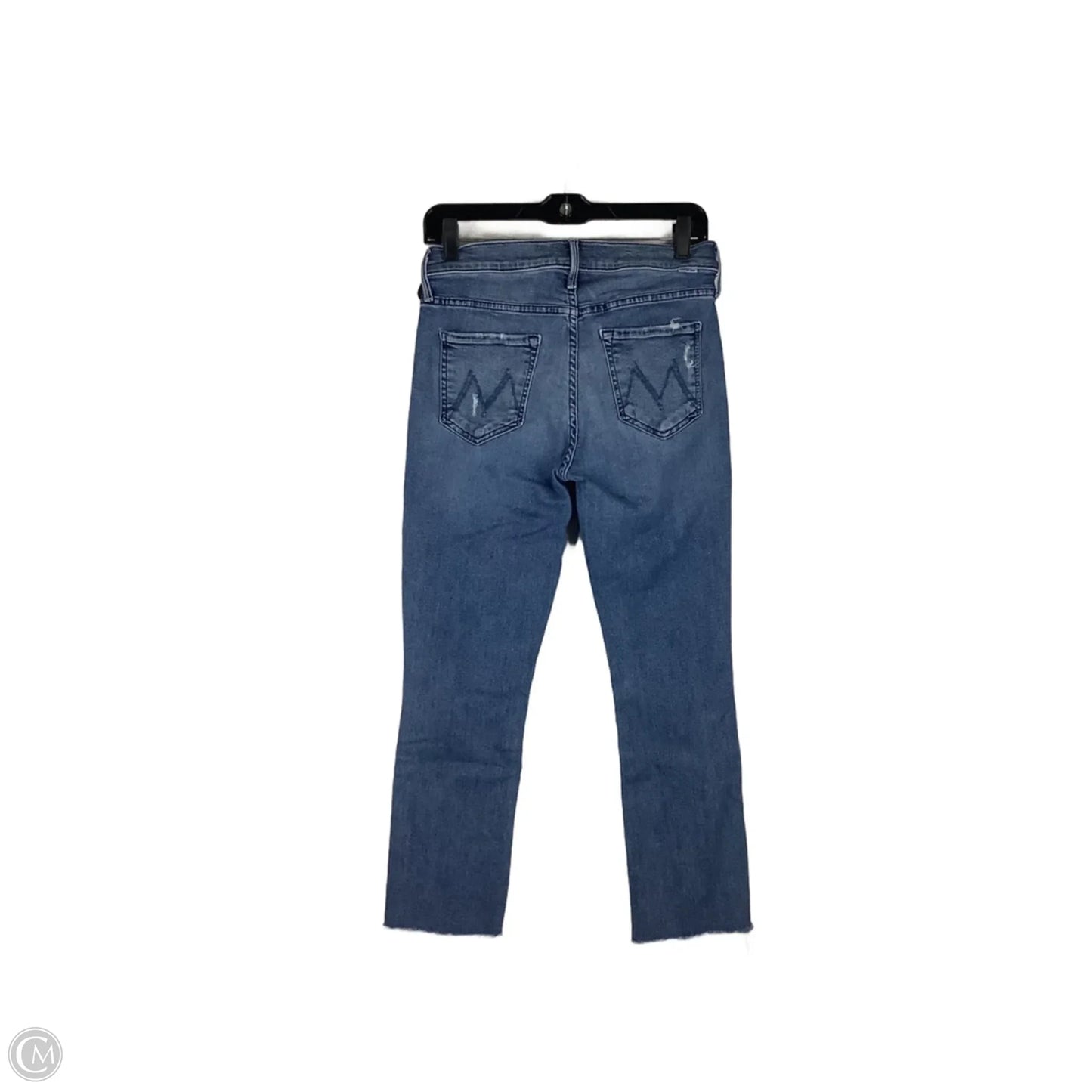 Jeans Straight By Mother In Blue Denim, Size: 6