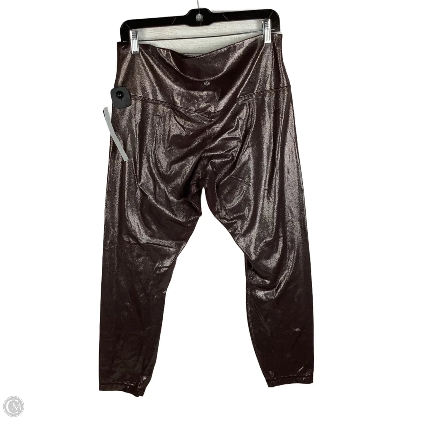 Athletic Leggings By Lululemon In Brown, Size: 14