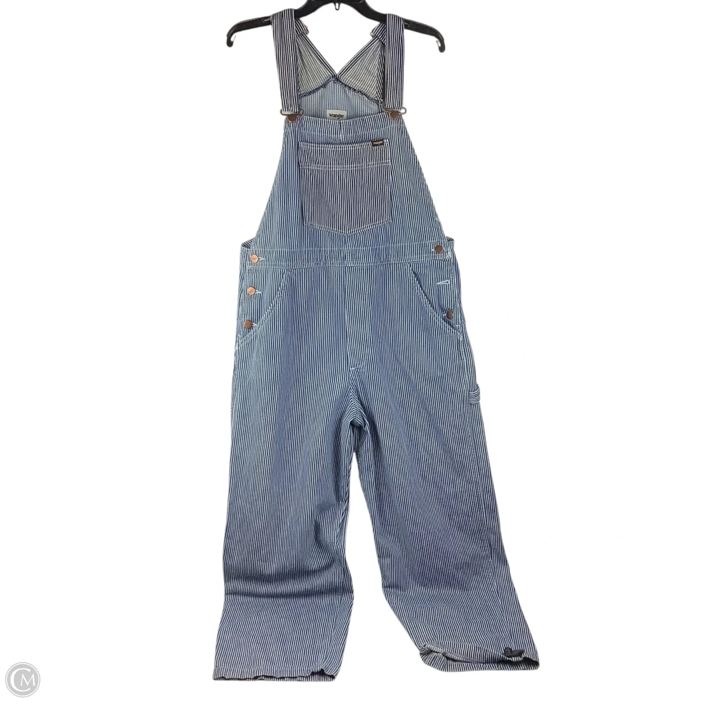 Overalls By Wrangler In Striped Pattern, Size: L