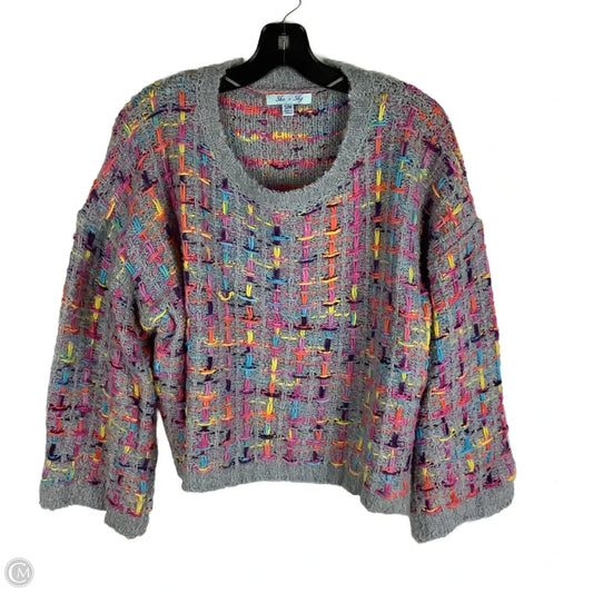 Sweater By She + Sky In Grey, Size: S/M