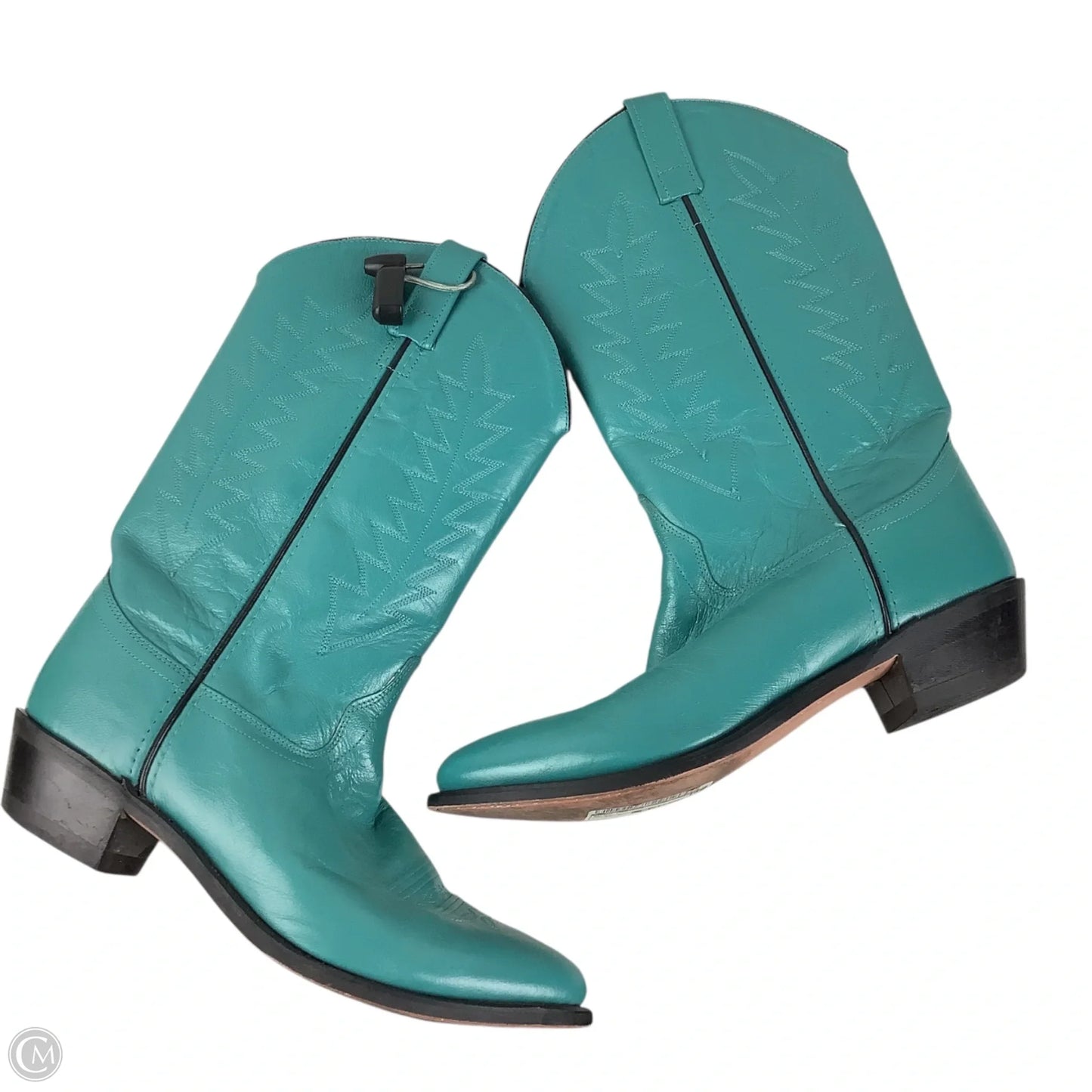 Boots Western By Cmc In Blue, Size: 10.5